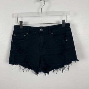 American Eagle Hi Rise Festival Cutoff Jean Shorts
